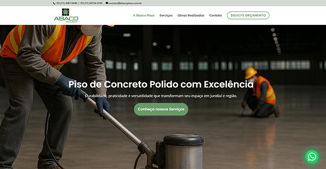 Ábaco Pisos Industriais em Jundiaí