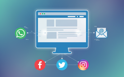 Como integrar seu site com WhatsApp, e-mail e redes sociais