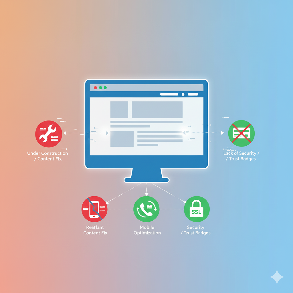 Erros mais comuns em sites de pequenas empresas (e como corrigi-los)